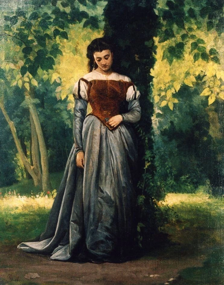 Signora nel parco, 1867